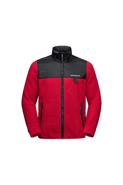Jack Wolfskin Dna Grizzly M Men's Outdoor Fleece Jacket1709981-2102 Red