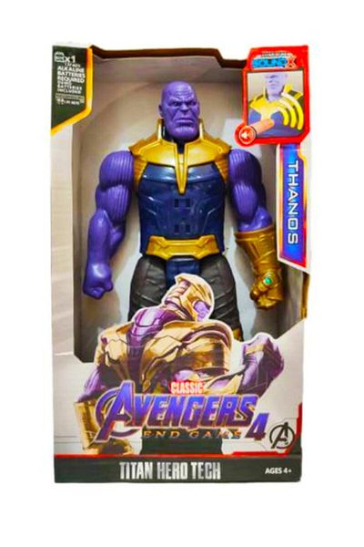 AVENGERS لعبة شخصية ثانوس أفنجرز مع صوت 30 سم