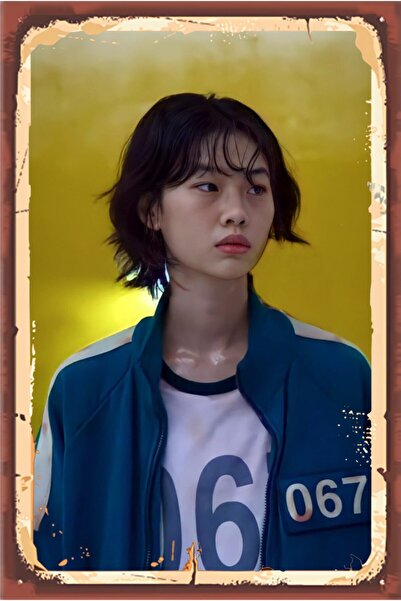 hediyeniburadabul Hbb Squid Game Design Tablou din lemn