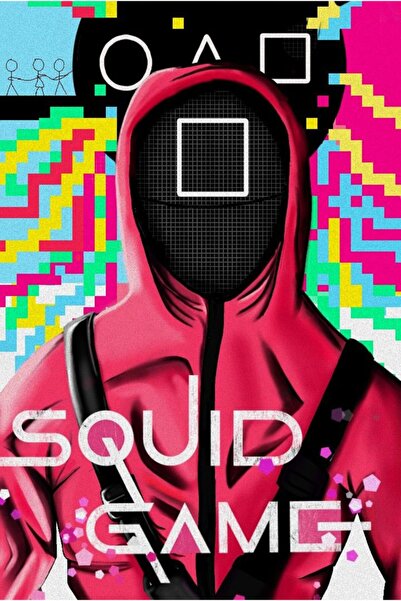 hediyeniburadabul Hbb Squid Game Design Tablou din lemn