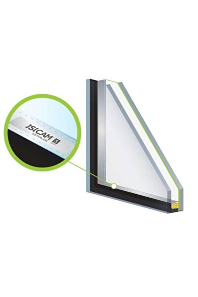 ÇELİK KASA DÜNYASI Isı Camlı Çift Cam Cam Balkon 1 metresi 999