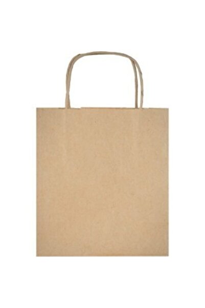 Kraft Çanta 18x8x24 ( 250 Adet ) ( Kağıt Poşet Çanta )