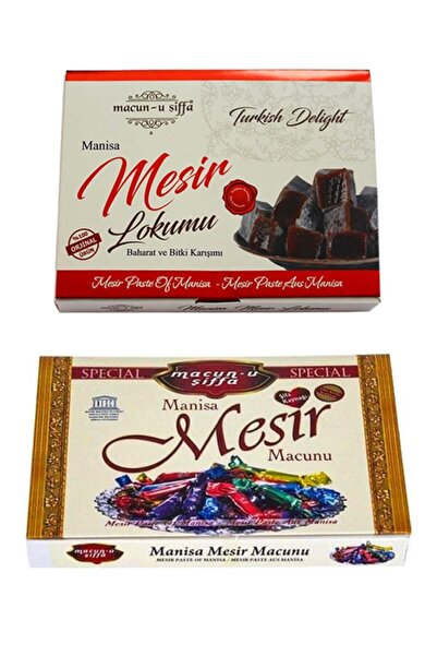 MACUN U SİFFA Special Kutu Mesir Macunu 350 gr. + Mesir Lokumu 200 gr.