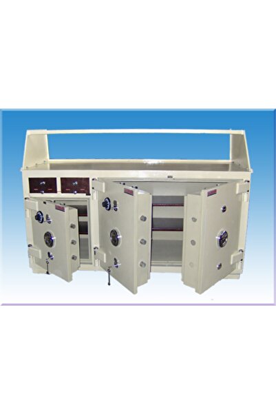 ÇELİK KASA DÜNYASI B160 Izmir Banko Tipi Kuyumcu Kasası 3 Kapılı Dıştan Solda...