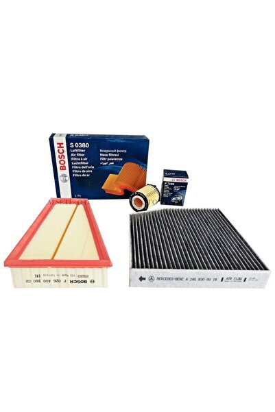 Bosch W246 Mercedes B180 Benzinli Filtre Bakım Seti (2011-2018)