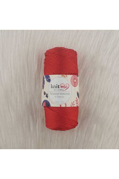 knitme Πλεκτό Μακραμέ - Knit Me Polyester, Σχοινί 100 Gr, 110 Mt, 819