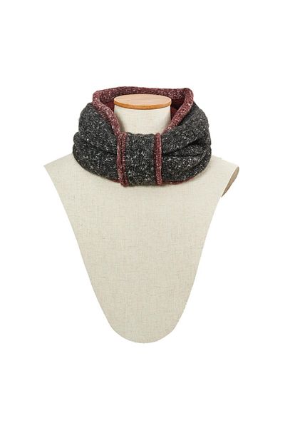 Fonem Women's Cotton Valentin Neck Collar Fo 6013 Black