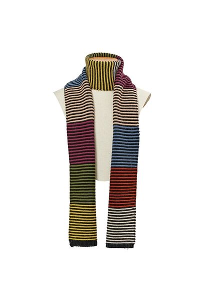Fonem Unisex Avoca Scarf Fo 4540 Multi Black