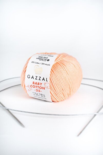Gazzal Βρεφικό Βαμβάκι 25 γρ. Νήμα Πλεξίματος με Βελόνα Amigurumi, Νήμα Taka ...