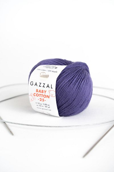 Gazzal Βρεφικό βαμβάκι 25 gr Amigurimi, Punch Hand Knitting Yarn Taka Yarn (3440)