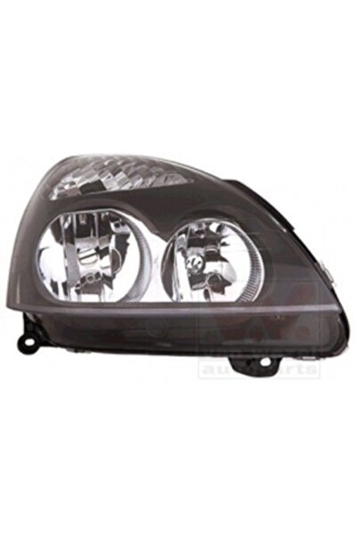 Genel Markalar Renault Clio, 2 Far Sağ Komple Siyah 2002-2004 Model 770105406...