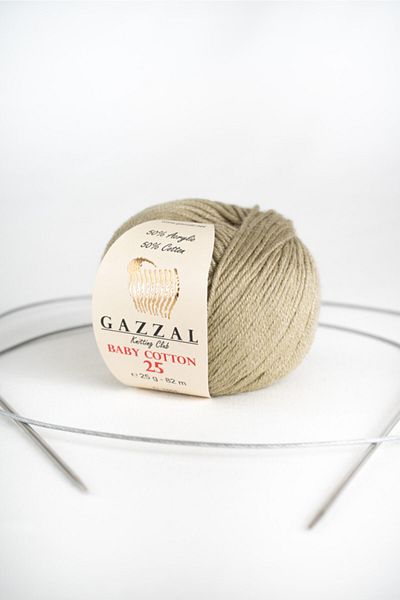Gazzal Βρεφικό βαμβάκι 25 gr Amigurimi, Punch Hand Knitting Yarn Taka Yarn (3464)