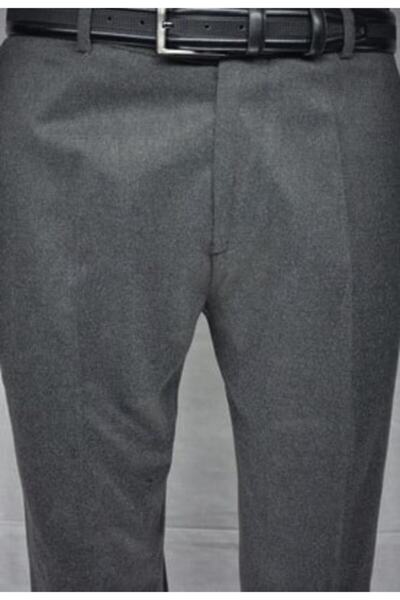 Ege Erkek Giyim Zenelli Kışlık Pantalon Gri -füme