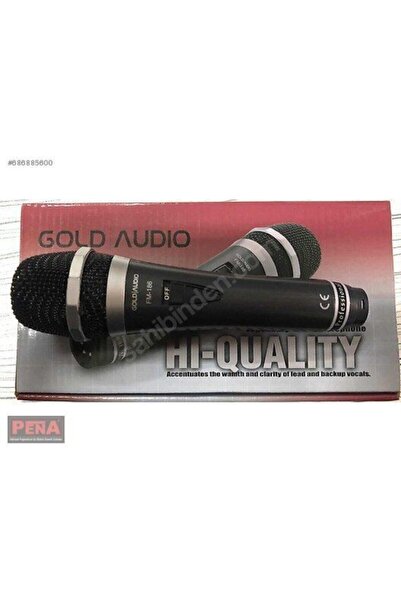 Aclass Fm-186 Mikrofon El Tipi Kablolu Fm 5 Metre Kablo Uzunluğu