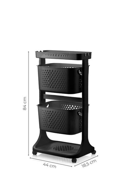 Titiz Anthracite Layer Basket Organizer - Tp-747 9028385