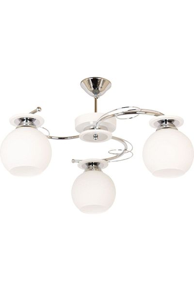 Uçar Diamond 3-Piece White Chandelier