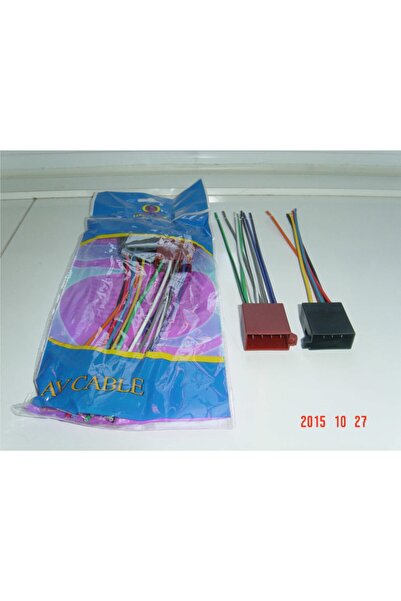 Fortor Oto Teyp Kablosu - Iso Soket Erkek 5adet