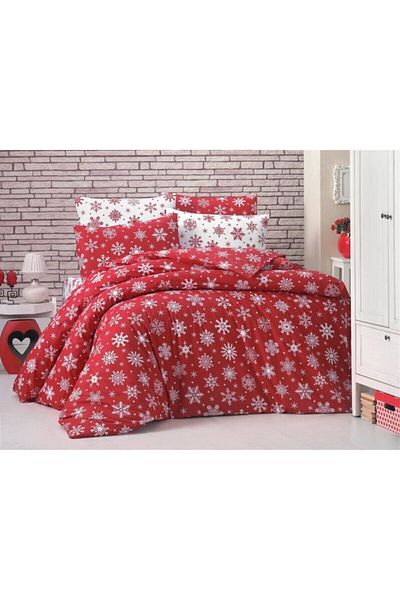 ipek home living -New Year Concept Red Double Duvet Cover Set