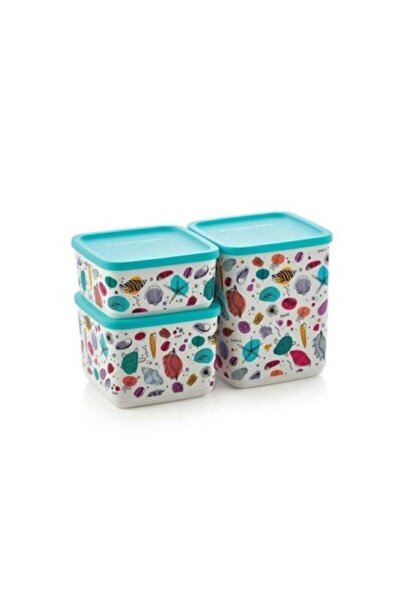 Tupperware Set of 3 Cubic Patterned