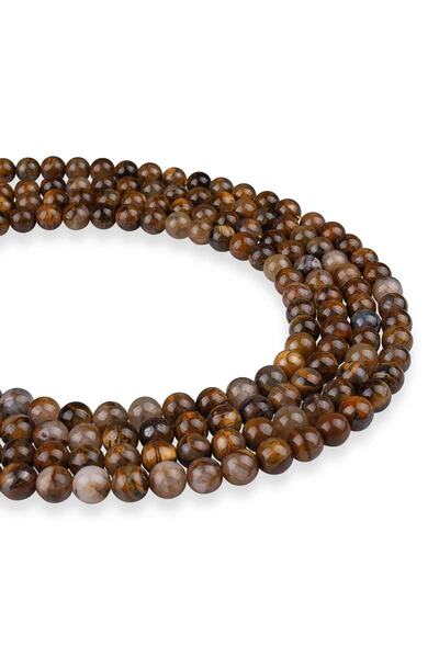 Dünya Doğal Taş Piatra Pietersite Galbenă de 8 mm