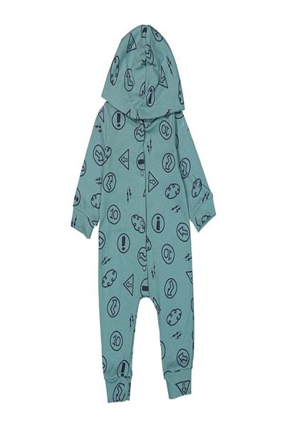 Melish Bebe Traffic Pattern Hooded Jumpsuit