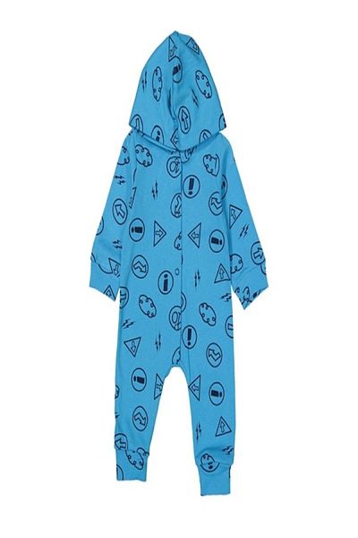 Melish Bebe Traffic Pattern Hooded Jumpsuit