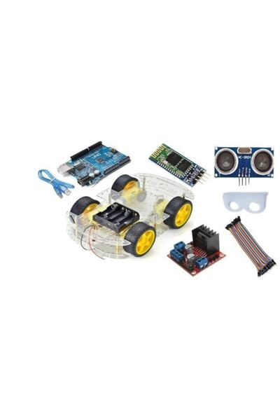Fortor Arduino Bluetooth Robot Araba Kiti - 4wd