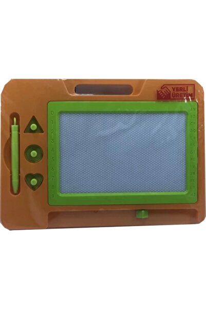 Genel Markalar Manyetik Mıknatıslı Çocuk Yazı Tahtası Turuncu Renk