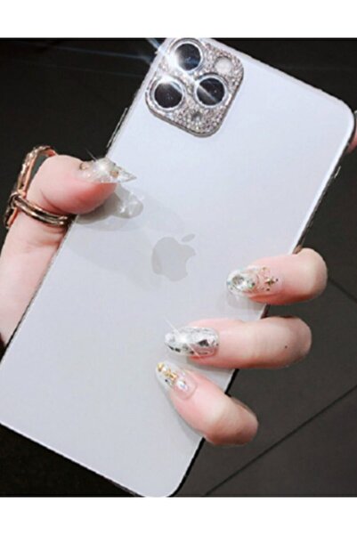 Forsis Aksesuar iPhone 11 Pro Max Compatible Silver Back Camera Lens Protecti...