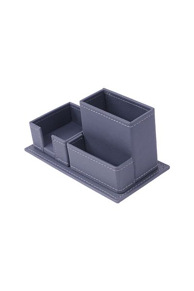 Güner Ofis Leather Triple Organizer