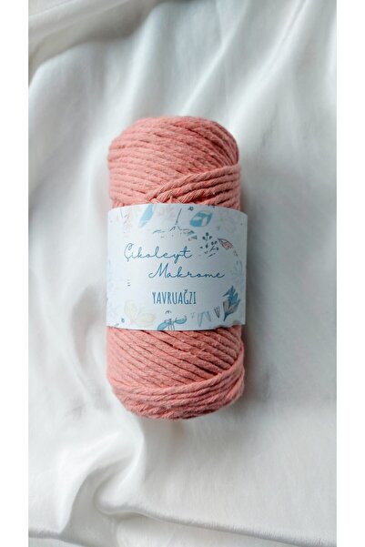 Çikoleyt Design خيط مكرامية - مسح 3 مم 250 جرام - فم الطفل