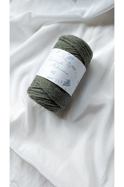 Çikoleyt Design Macrame Thread - 3 Mm Screening 250 Gr - Khaki