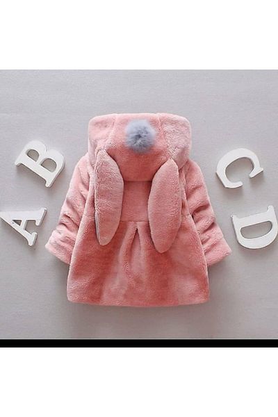 cınartarzbutik Girl's Pink Plush Fur