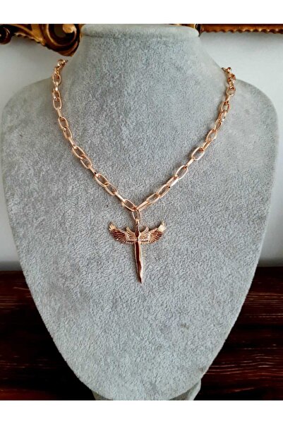 bi dünya saat aksesuar قلادة على شكل ملاك