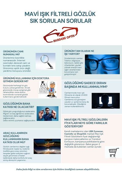 UBK Eyewear Pilot Model Blue Light Filtered Numberless Glasses