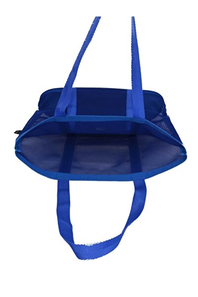 ELEPHANT ÇANTA Τσάντα παραλίας Unisex Μπλε Διχτυωτό Τσέπη