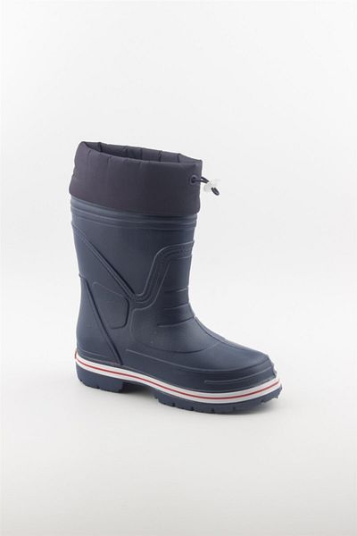 Akınal Bella Akınalbella Navy Blue Αδιάβροχες Παιδικές Μπότες με Γούνα Εσωτερικά