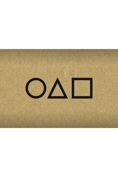 hediyeniburadabul Hbb Squid Game Design Wooden Table