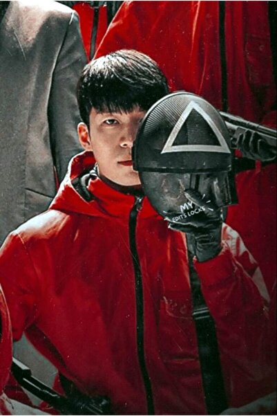 hediyeniburadabul Hbb Squid Game Design Tablou din lemn