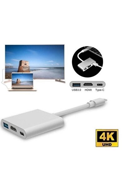 CAFELE Macbook Matebook Switch Tablet Telefon Hdmi Usb 3.0 Pd Şarj Type-c Çevirici