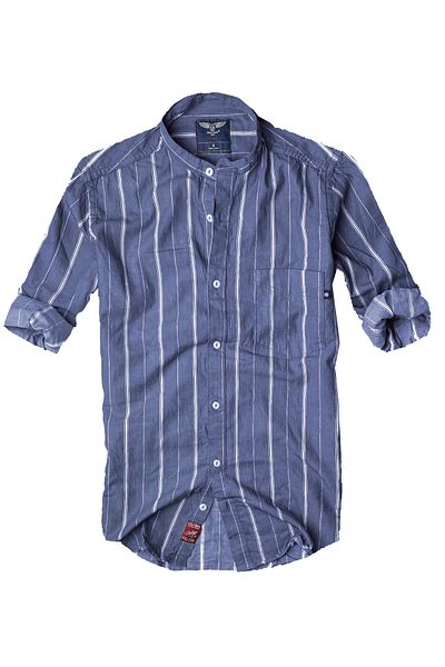 alaska the last frontier Slim Fit 100% βαμβακερό ύφασμα κανονικό γιακά μακρυμάνικο ριγέ πουκάμισο