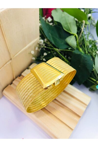 Midyat Artuklu Gümüşçülük 11 Sıra Trabzon Hasırı Gümüş Altın Kaplama Bayan Bi...