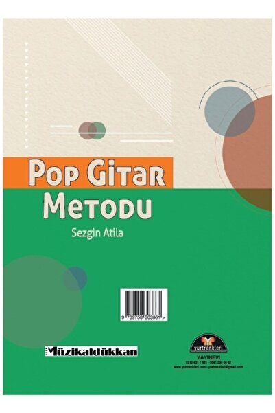 Müzikal Dükkan Μέθοδος Κιθάρας Ποπ Sezgin Atila 64 Σελίδες