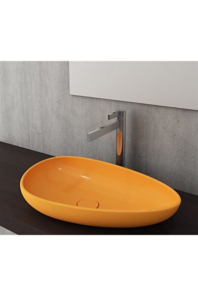 Bocchi Etna Çanak Lavabo 58 Cm Parlak Mandalina Sarısı 1114-021-0125
