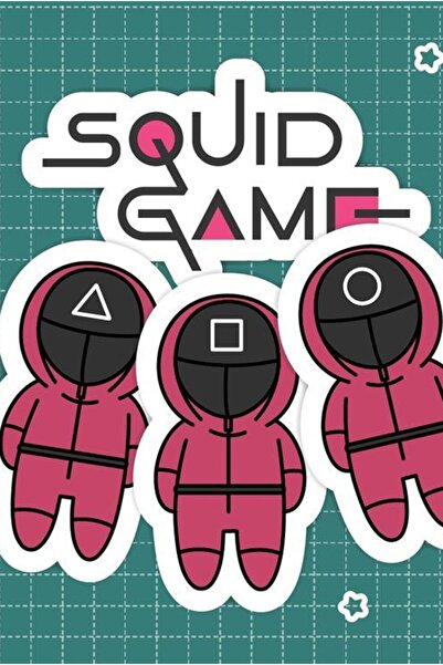 hediyeniburadabul Hbb Squid Game Design Tablou din lemn