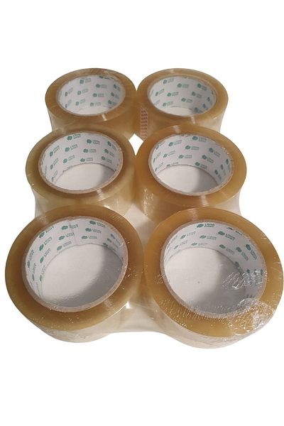 Lidya Bono Acrylic Duct Tape-Transparent (45Mm*100Mt) Pack of 6