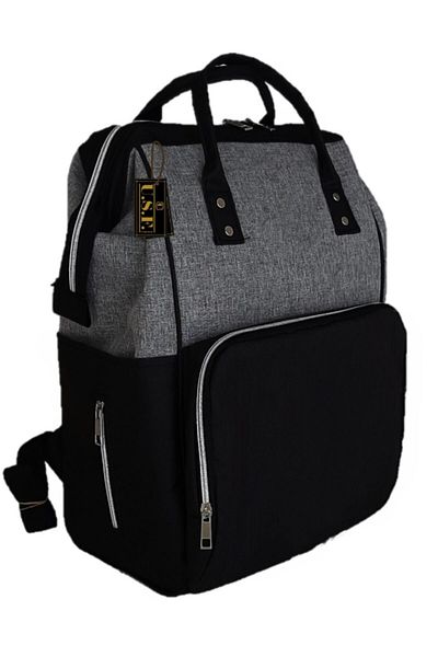 USF Gray Black Baby Care Bag