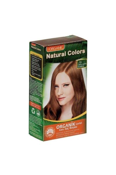 Genel Markalar Natural Colors 7d Altın Kumral Organik Saç Boyası