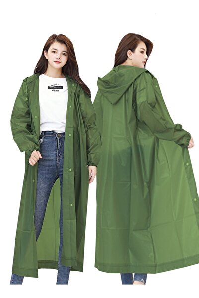 eleven market Eva Trend Unisex Χακί Αδιάβροχο