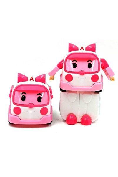 Robocar Poli Amber Dönüşebilen Tekli Figür Amber Robota Dönüşen Araç